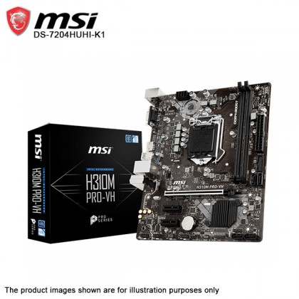 MSI H310M PRO-VH Intel H310 9th 8th Gen LGA 1151 VGA HDMI DDR4 USB 3.1 Gen1 Micro ATX Motherboard